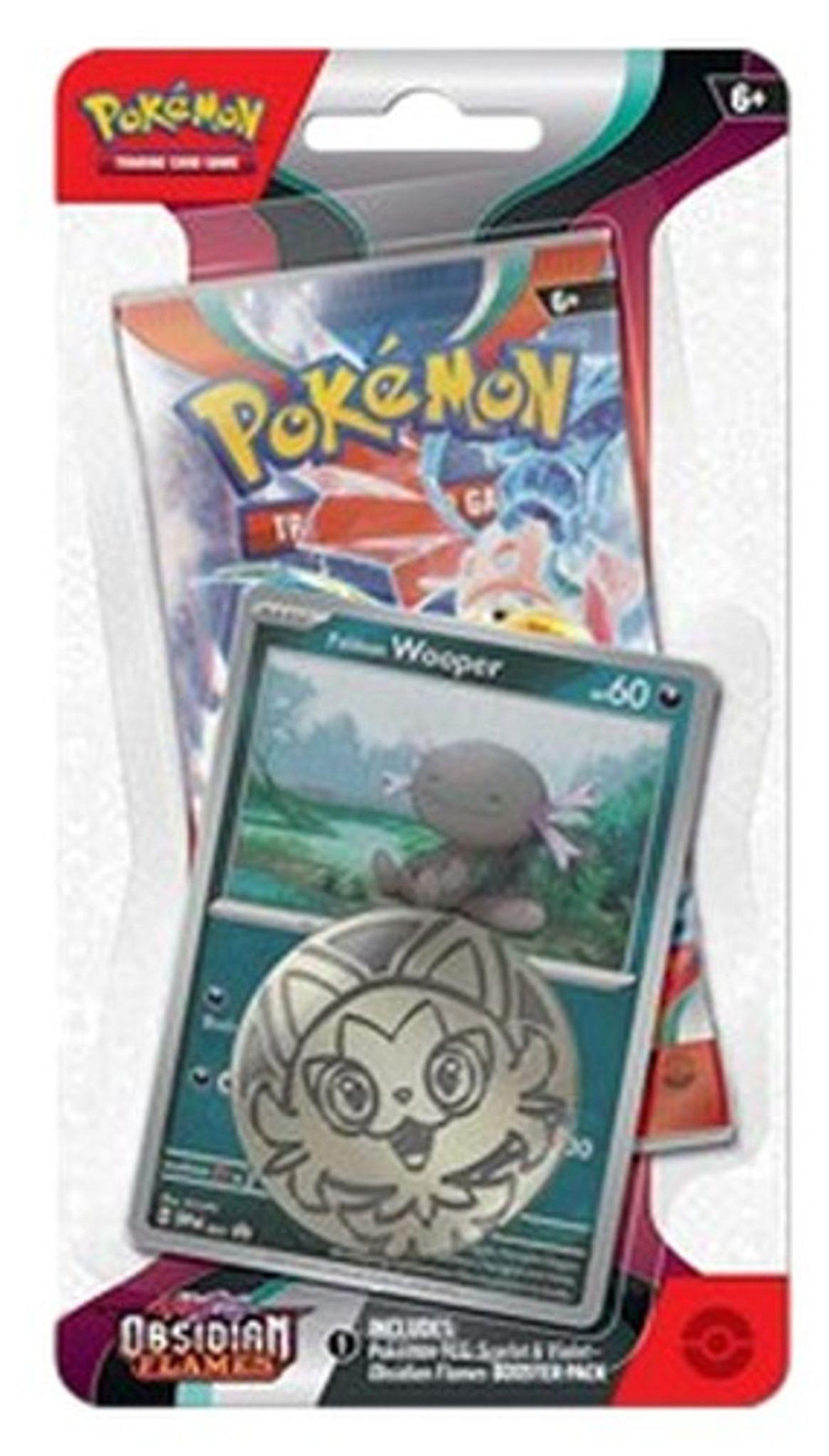 Pokemon Obsidian Flames Paldean Wooper Blisterverpakking van The Pokemon Company