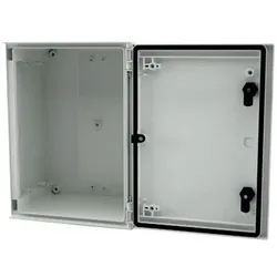 RS PRO, Abzweigdose, GF Polyester Wandgehäuse Hellgrau IP66, HxBxT 400 mm x 300 mm x 200mm