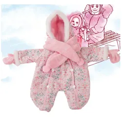 Götz - Schick Eingepackt Gr. S, Warmer Schneeanzug für deine Babypuppe