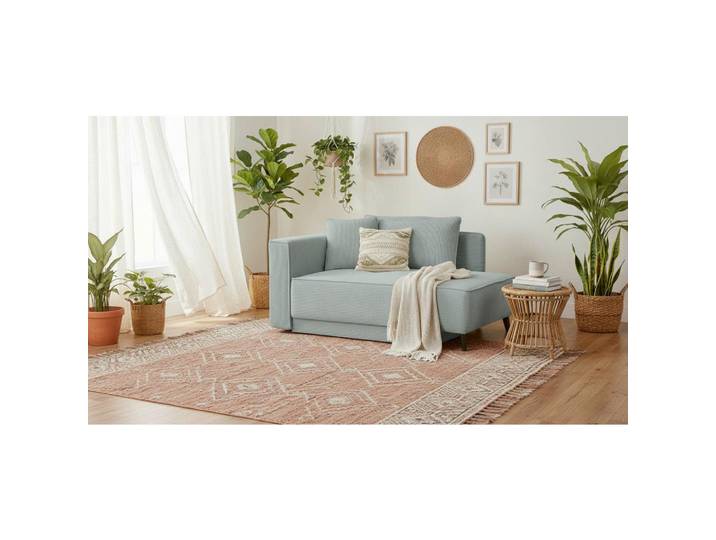 P & B Récamiere Elio, Grau, Holz, Kunststoff, Kautschukholz, massiv, Füllung: Polyester, 97x79x150 cm, Liegefunktion, Wohnzimmer, Sofas & Couches, Sofas, Recamieren