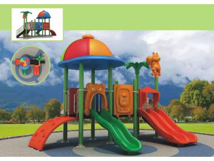 Xlmoebel Spielturm Spielturm mit Rutsche aus Holz für Garten und Outdoor-Spielspaß, Hergestellt in Europa