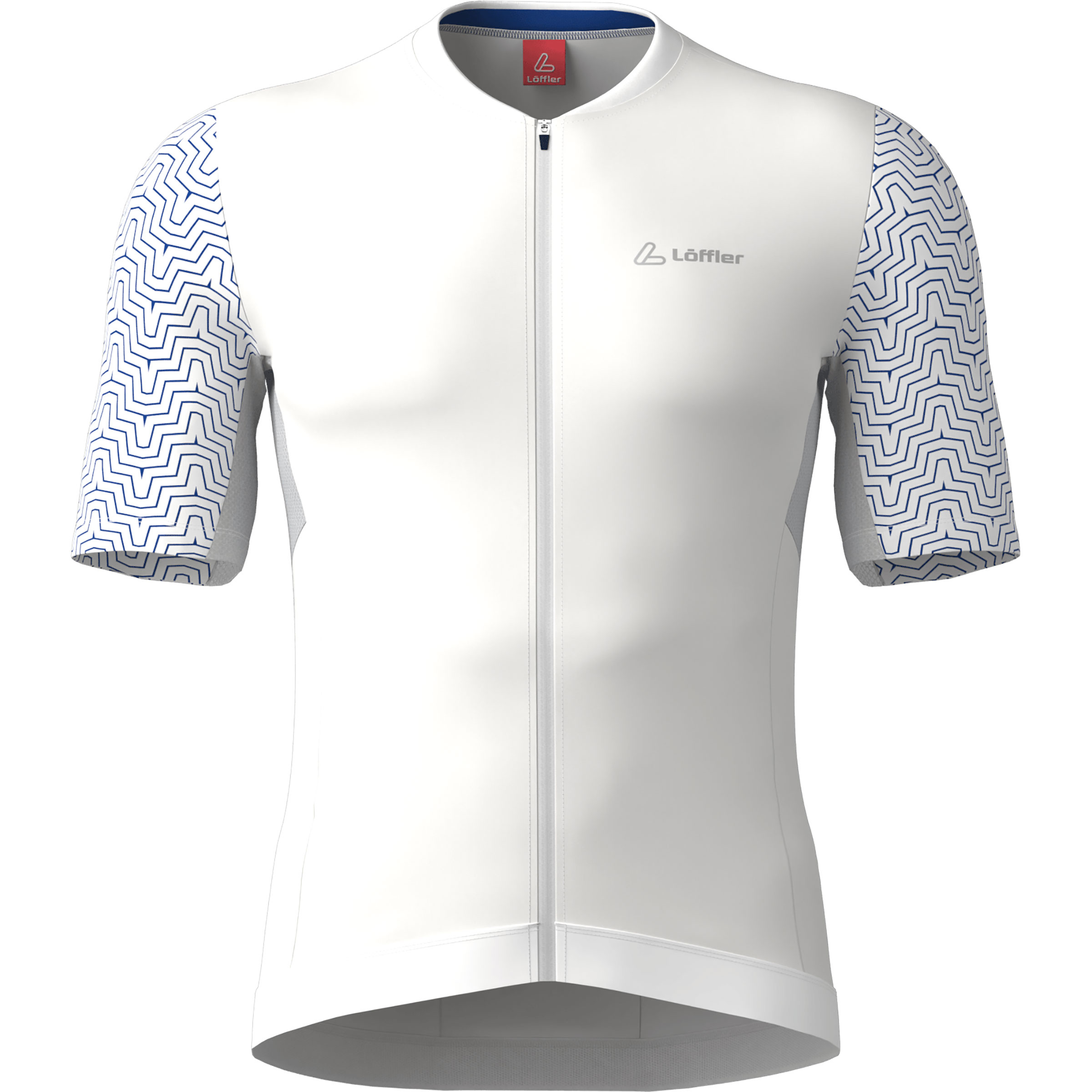 Löffler Gordy Mid Trikot Herren Radtrikots weiss Größe M Gravel | Commuting Schnell trocknend