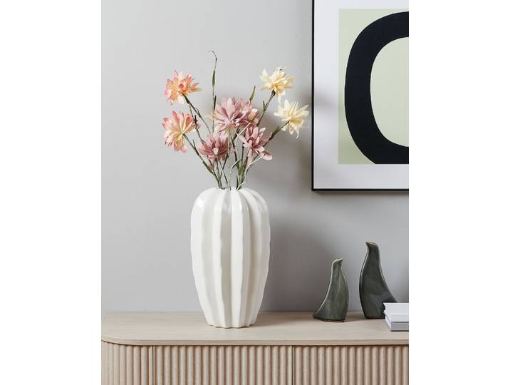 Vase Egele Ø 23cm Weiß