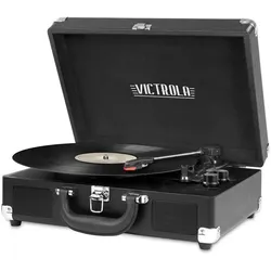 Victrola VSC-550BT Suitcase TT Black, Plattenspieler, Schwarz