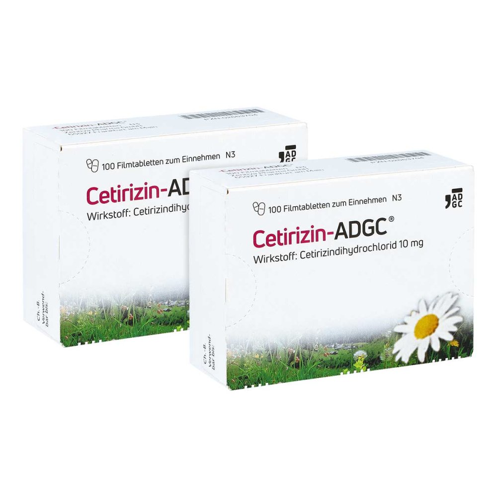 Cetirizin ADGC bei Allergien 08102423