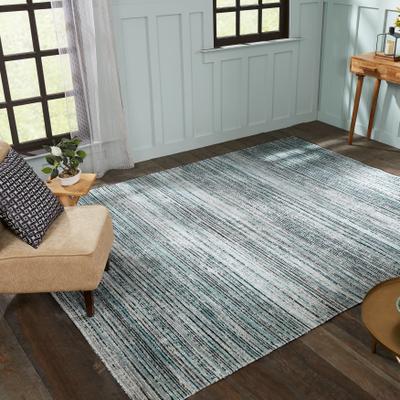 Porch & Den Ponca Distressed Stripe Indoor/Outdoor Area Rug