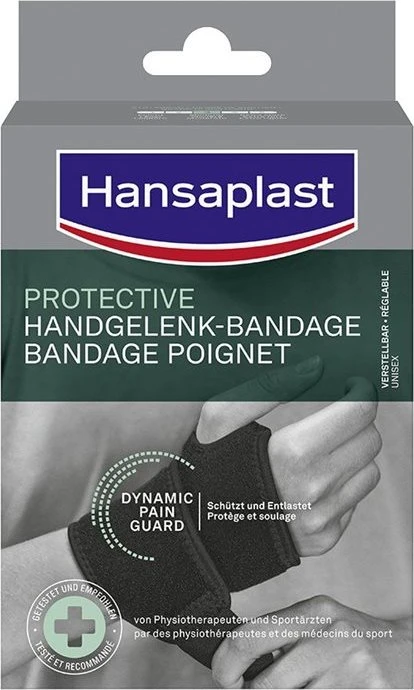 Hansaplast Handgelenkbandage PROTECTIVE 02578 schwarz, 1 St.