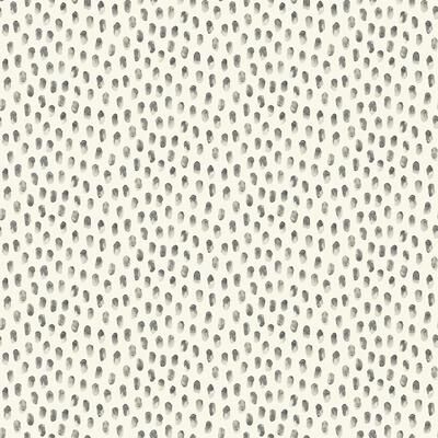 Chesapeake Sand Drips Dark Grey Painted Dots Wallpaper