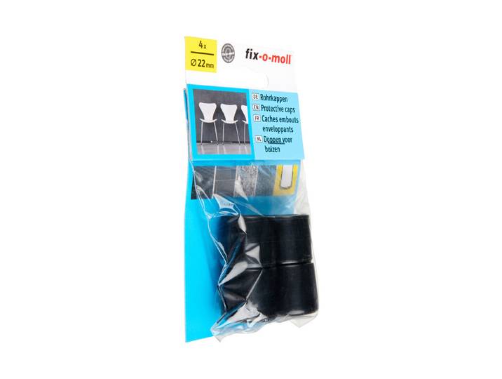 Fix-O-Moll Fusskappen für Rundrohr 22 mm 4 Stück