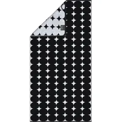 Black&White Bubbles Handtuch 80 x 150 cm