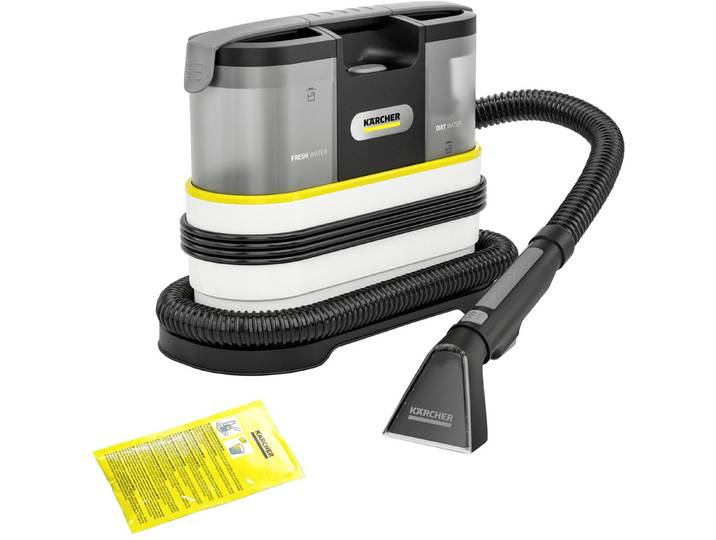 Kärcher SE 2 Spot\, 450 W\, aspirateur à cylindre\, à sec\, sans sac\, noir\, gris\, blanc
