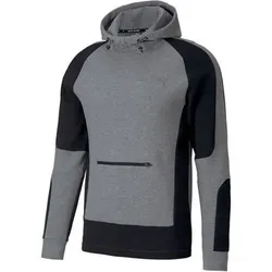 PUMA Herren Kapuzensweat EVOSTRIPE, Größe M in Grau Grau