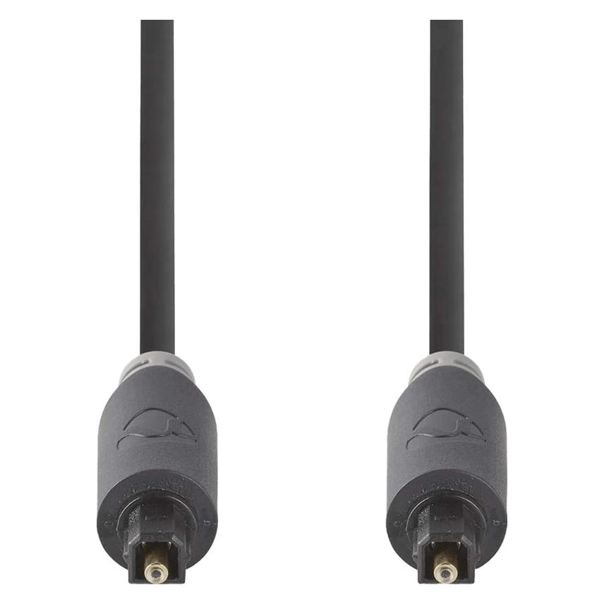 Nedis HQ Kabel 0,7 m Standard-TOSLINK zu TOSLINK optisch (0.70 m, Toslink Kabel) (CABW25000AT10)