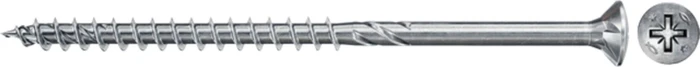 Fischer Spanplattenschraube Power-Fast II 5,0x50 Senkkopf (50 Stück, Teilgewinde, verzinkt)
