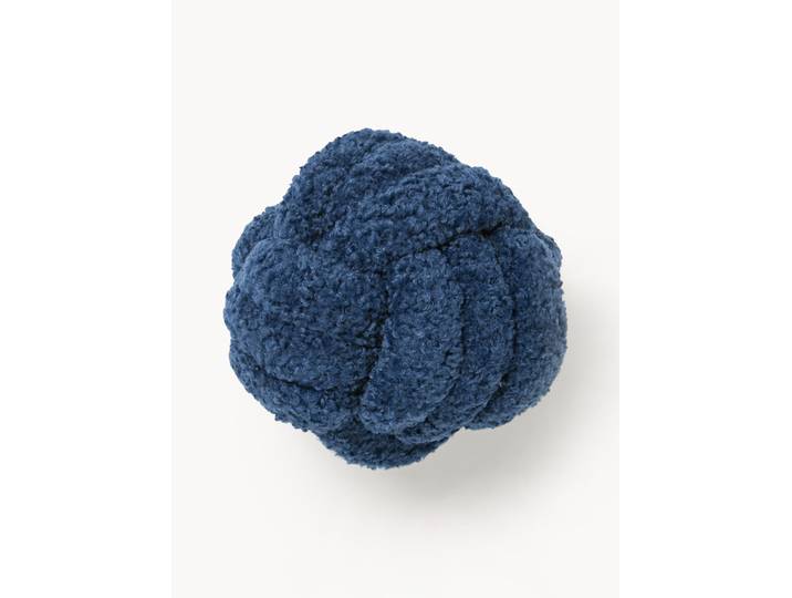 Coussin noué en peluche Dotty