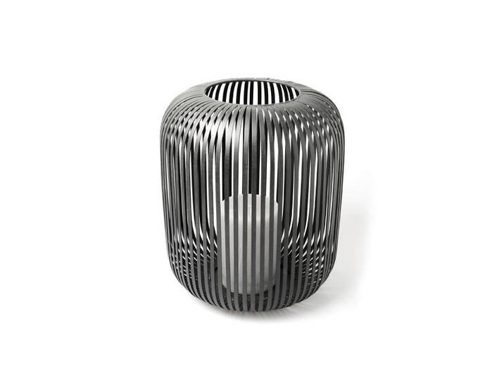 Fynch-Hatton Laterne, Schwarz, Metall, Uni, rund, 35 cm, Dekoration, Laternen & Windlichter, Laternen