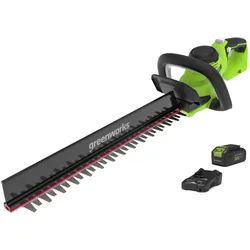 Greenworks 48V DVT Brushed Hedge Trimmer 51cm inkl. 2Ah Battery