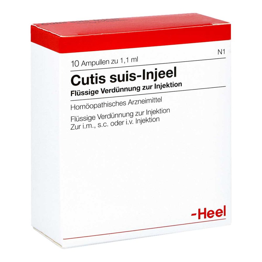 Biologische Heilmittel Heel GmbH Cutis suis Injeel Ampullen 00254195