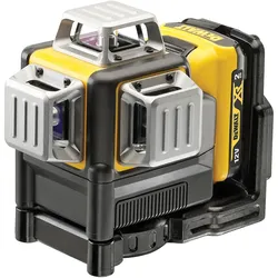 DEWALT Akku-Multi-Linienlaser 3x360° grün 10,8V + Akku + Schnellladegerät - DCE089D1G-QW