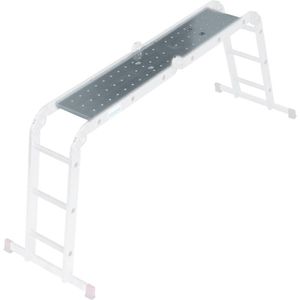 Krause Belagbühne CORDA, 085023, aus Metall, für Gelenkleiter mit 4 x 3 Sprossen, 2-teilig