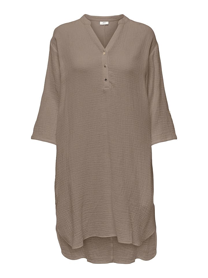 JDY Kleid "Theis" in Taupe - L