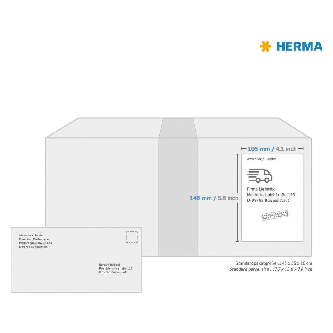 Herma Wetterfeste Versandetiketten A4 (10796)