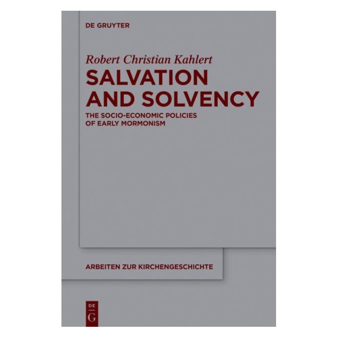 De Gruyter Kahlert:Salvation and Solvency (Englisch, Hardcover, Robert Christian Kahlert) (67764354)