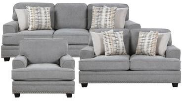 Fremont & Park Pombal 3-Piece Chenille Living Room Sofa Set