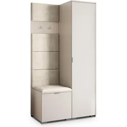 GARDEROBENSCHRANK LORI 95/181/51 cm Modern Kaschmir