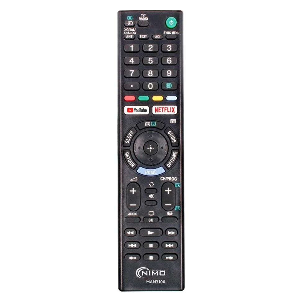 Nimo Replacement remote control for sony tv (Universal Fernbedienung, Infrarot) (70063869)