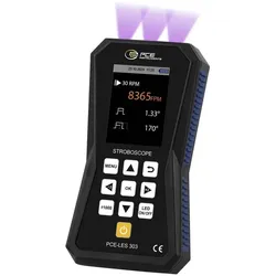PCE Instruments PCE-LES 303UV-365 LED-Stroboskop Anzahl LEDs (Details):3 St. S (LED), Scheinwerfer, Schwarz