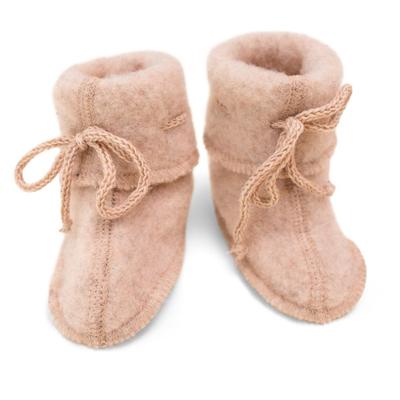 Engel - Baby-Schühchen mit Bändel - Hüttenschuhe 50/56 | EU 50-56 beige