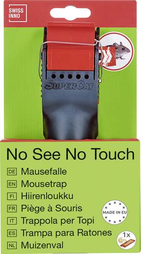 Swissinno No See No Touch Mausefalle Funktionsart Lockstoff Erdnussbutter-Köder 1St.