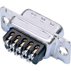 Amphenol 77D E09S ST D-SUB Buchsenleiste 180 ° Polzahl: 9 Schrauben 1 St.