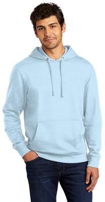 District DT6100 V.I.T. Fleece Hoodie in Ice Blue size 3XL   Cotton/Polyester Blend