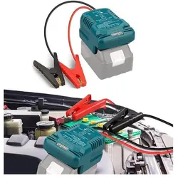 Lakuda, Starthilfe, Notladegerät für 12V-Starterbatterie mit Ihrer Makita 18V Lithiumbatterie (100 A)