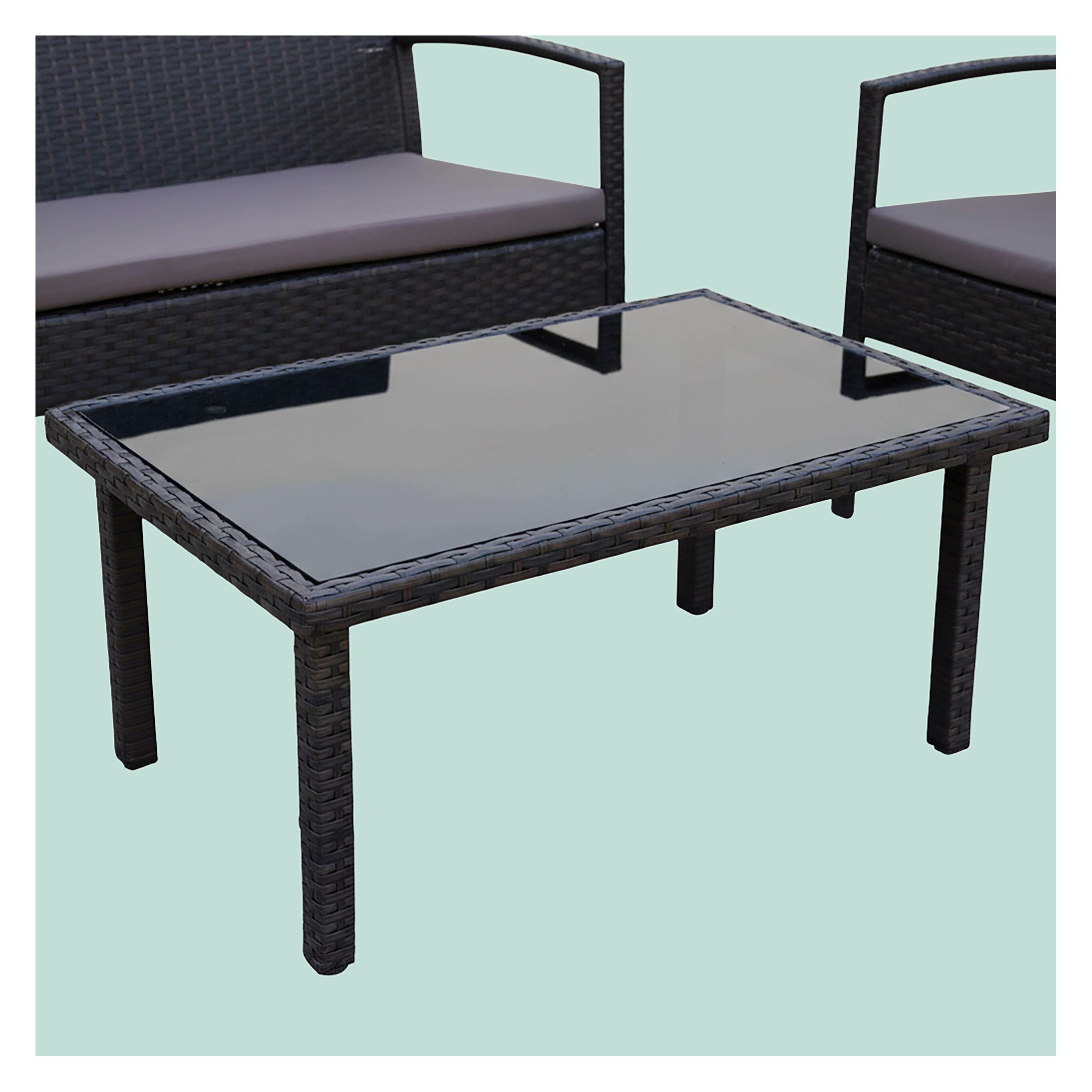 Relaxdays 4-tlg. Gartenmöbel-Set (4052025828097)