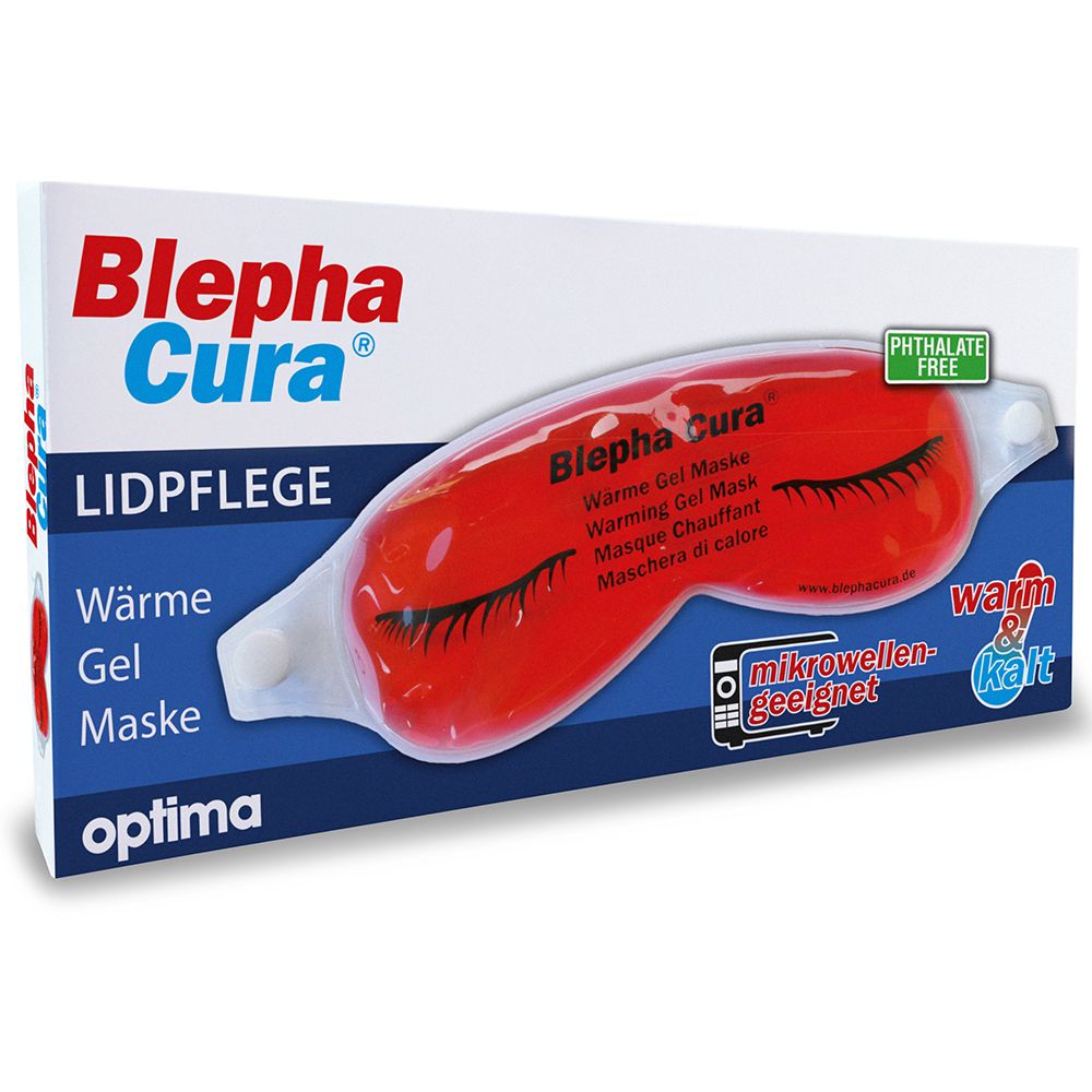 Blephacura Wärme Gel Maske 1 St Gesichtsmaske