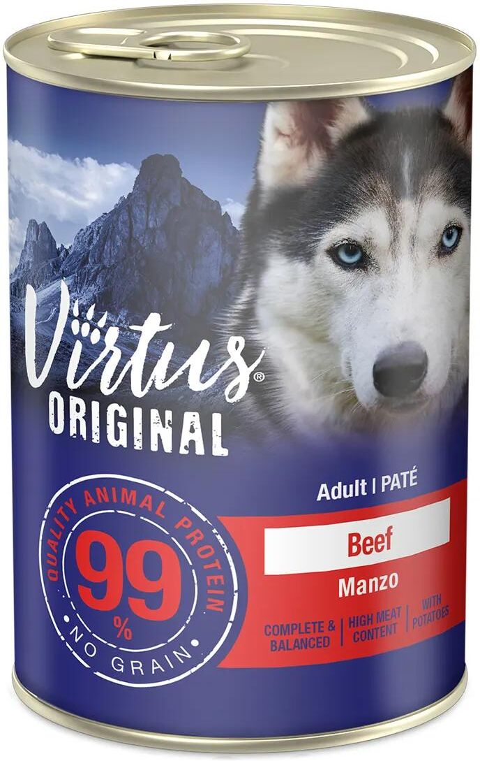 Kit Risparmio 12x400G Virtus Original Dog MANZO