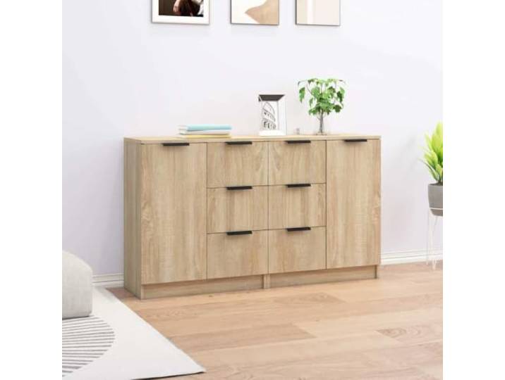 HEFZGDB Multifunktionale Sideboards als Konsolenschrank, Robuste Sideboards mit reichlich Stauraum, Pflegeleichte Kommoden mit Wandhalterung, aus Holzwerkstoff mit glatter Oberfläche,