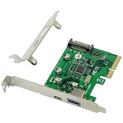 Conceptronic EMRICK USB 3.2 Gen 2 PCI-Express-Karte, 1-Port-USB-C und 1-Port-USB-A PCI-Express Karte USB-C® (USB 3.2 Gen 2) PCIe EMRICK09G