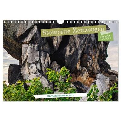 Steinerne Zeitzeugen (Wandkalender 2027 DIN A4 quer), CALVENDO Monatskalender