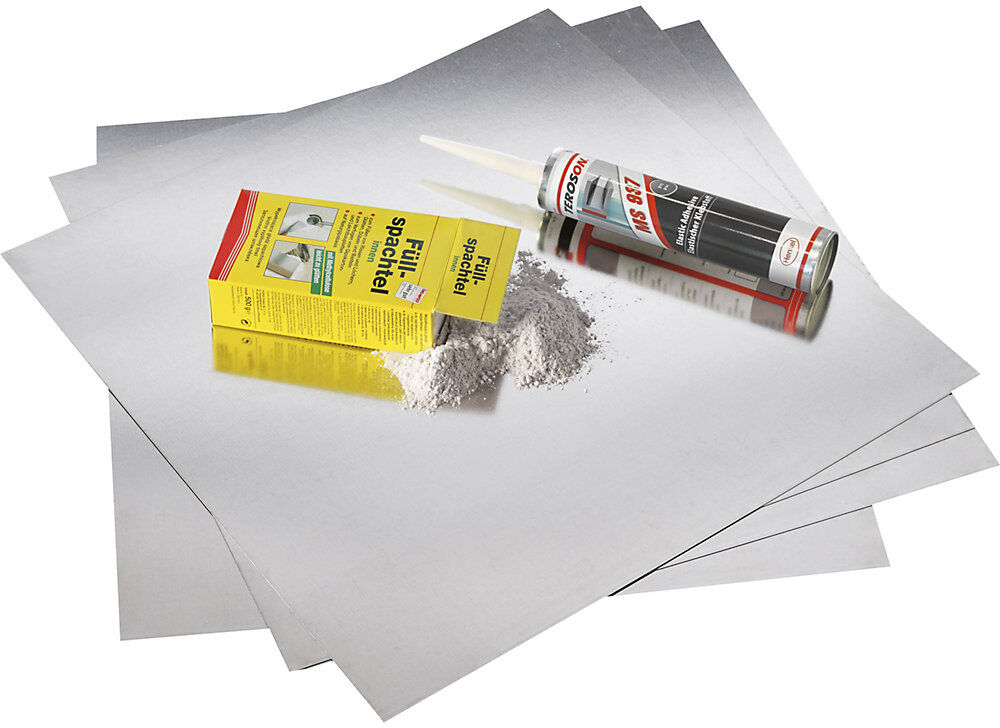 Magnetwand-Set, mit Zubehör, Metalltafeln unter der Tapete, 4 Platten = 1 m² magnetoplan