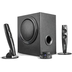 Wavemaster Stax BT Lautsprecherset Universal Schwarz 2.1 Kanäle 20 W Bluetooth