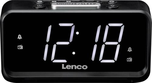 Lenco Tischradio FM, AM UKW, USB Weckfunktion Schwarz