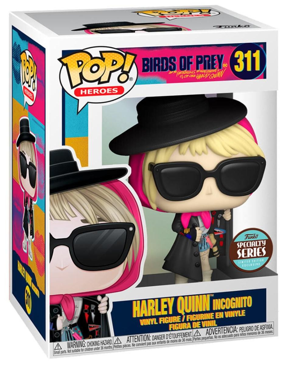 Funko Pop! DC Comics Birds of Prey Harley Quinn Incognito #311 Speciale Serie
