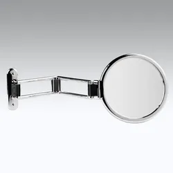 Koh-i-Noor Doppelspiegel zur Wandanbringung, mit dreh-und ausziehbarem Arm, doppelseitig, 390KK-6, C 390KK-6