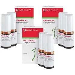 Nicotin AL 1 mg/ Sprühstoß Spray Dreierpack 3X2 St