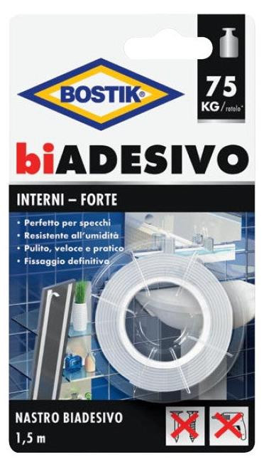 Bostik Dubbelzijdig Plakband Interieur 1,5 x 19 meter