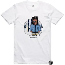DearBBall, Jungen, Sportshirt, NinJa (122), Weiss, 122